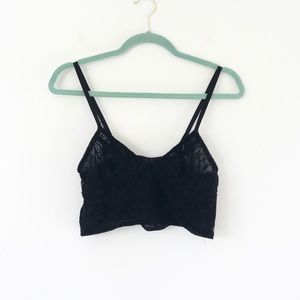 Lace Bustier Crop Top